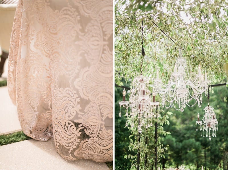 champagne lace table cloth