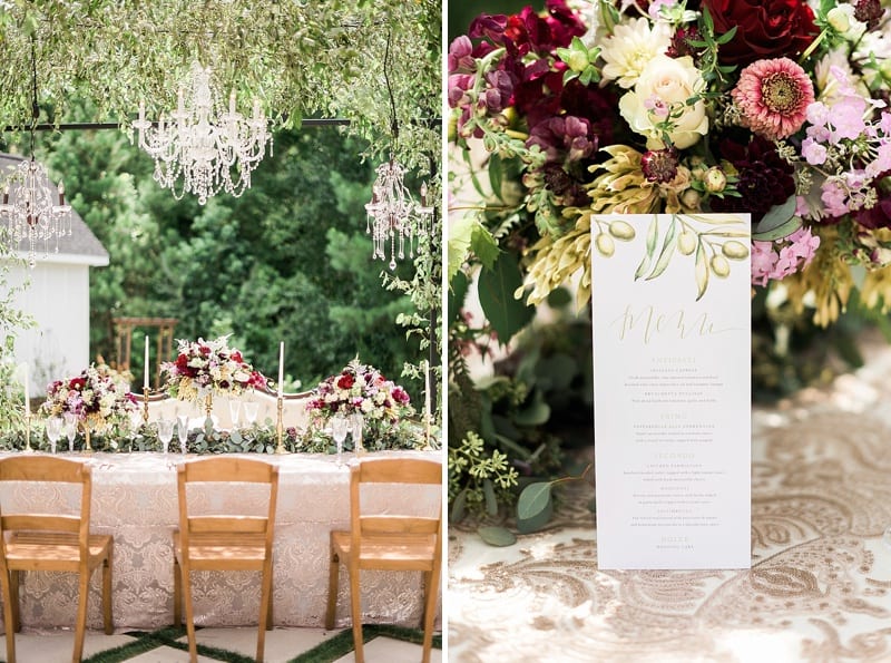 tuscan inspired reception