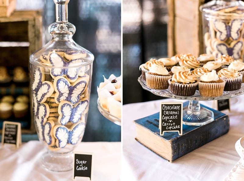 ruth and ranshaw wedding dessert photo