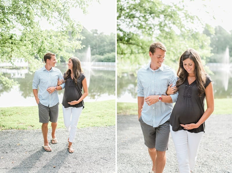 raleigh nc laughing maternity portrait photo