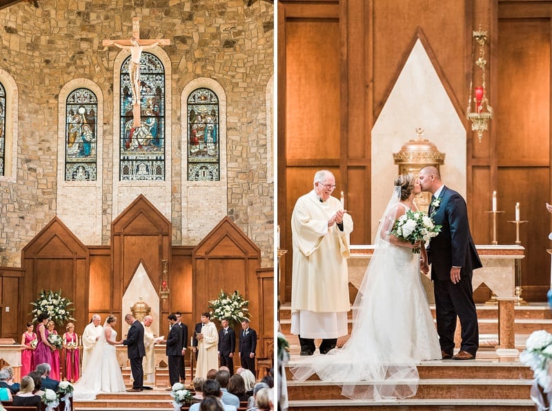 catholic ceremony wedding photo