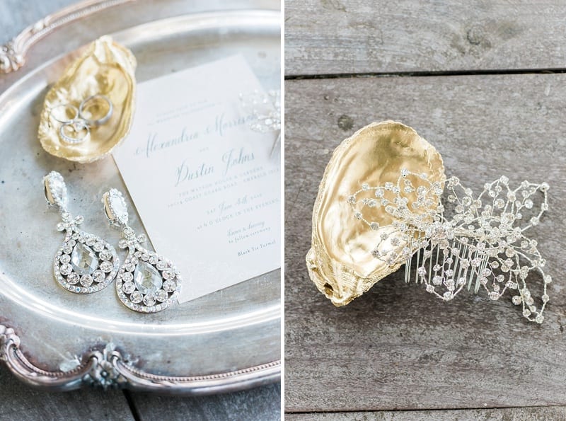 bridal jewelry details photo