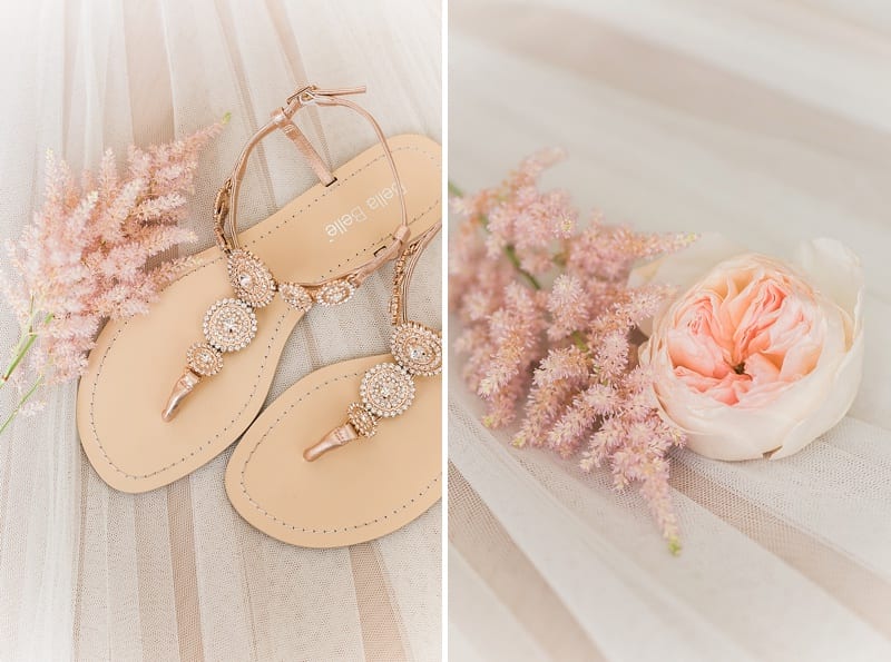 stylish bridal sandals photo