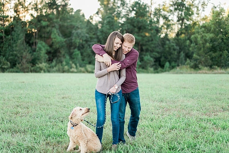 raleigh couples portraits with dog photo