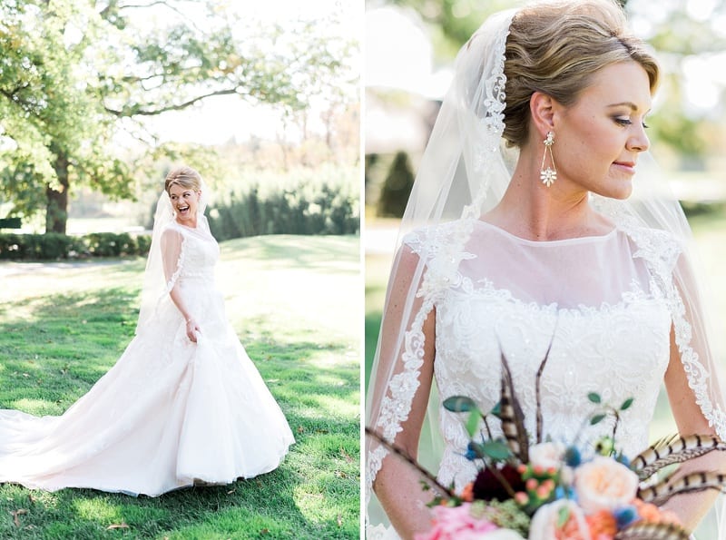 biltmore forest country club bridal portrait photo