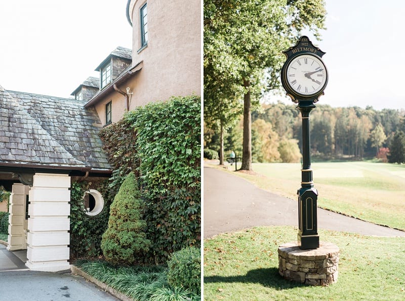 biltmore forest country club wedding photo
