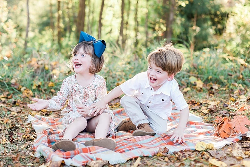 wake forest photographer toddler twins laughing photo