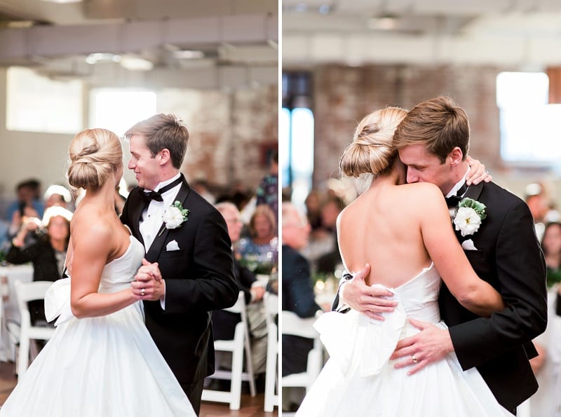 Wilmington bride and groom first dance photo