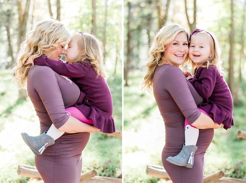 chapel hill mom to be and big sister photo