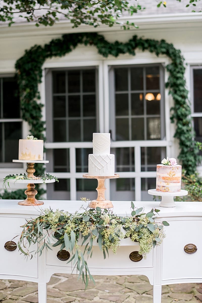 the cupcake shoppe tiered wedding cake photo