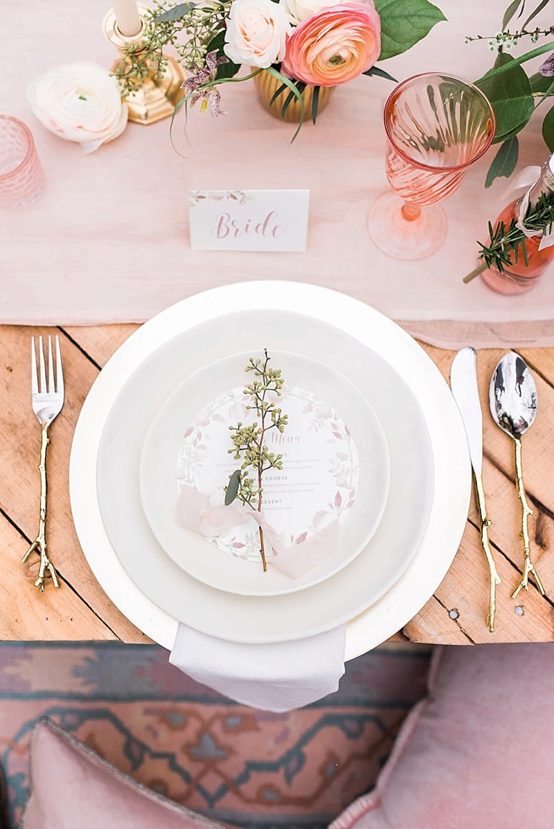 cottage luxe place setting photo