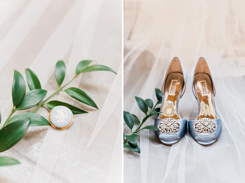cotton room wedding bridal shoes and earrings photo