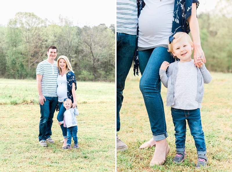 wake forest, nc toddler family session photo