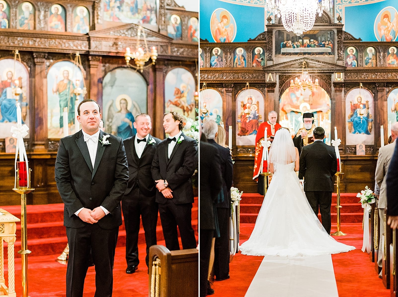raleigh north carolina church wedding photographer greek orthodox church wedding photo