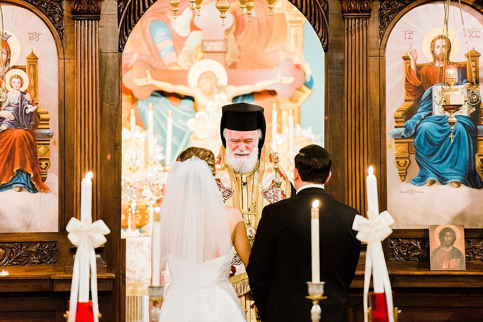 holy trinity greek orthodox church wedding ceremony raleigh wedding photographer photo
