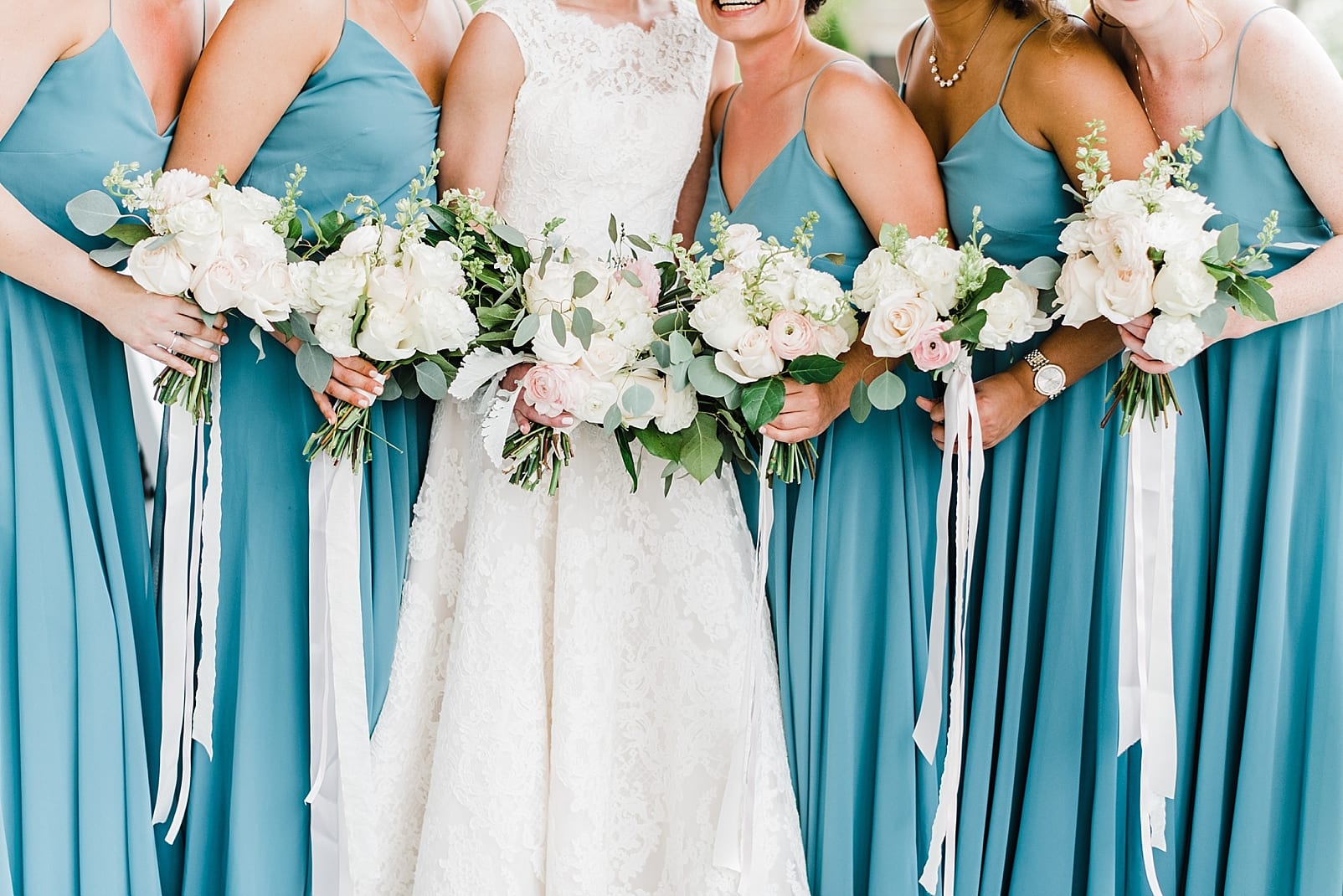raleigh wedding photographer merrimon wynne wedding photographer steel blue bridesmaid dress inspiration photo