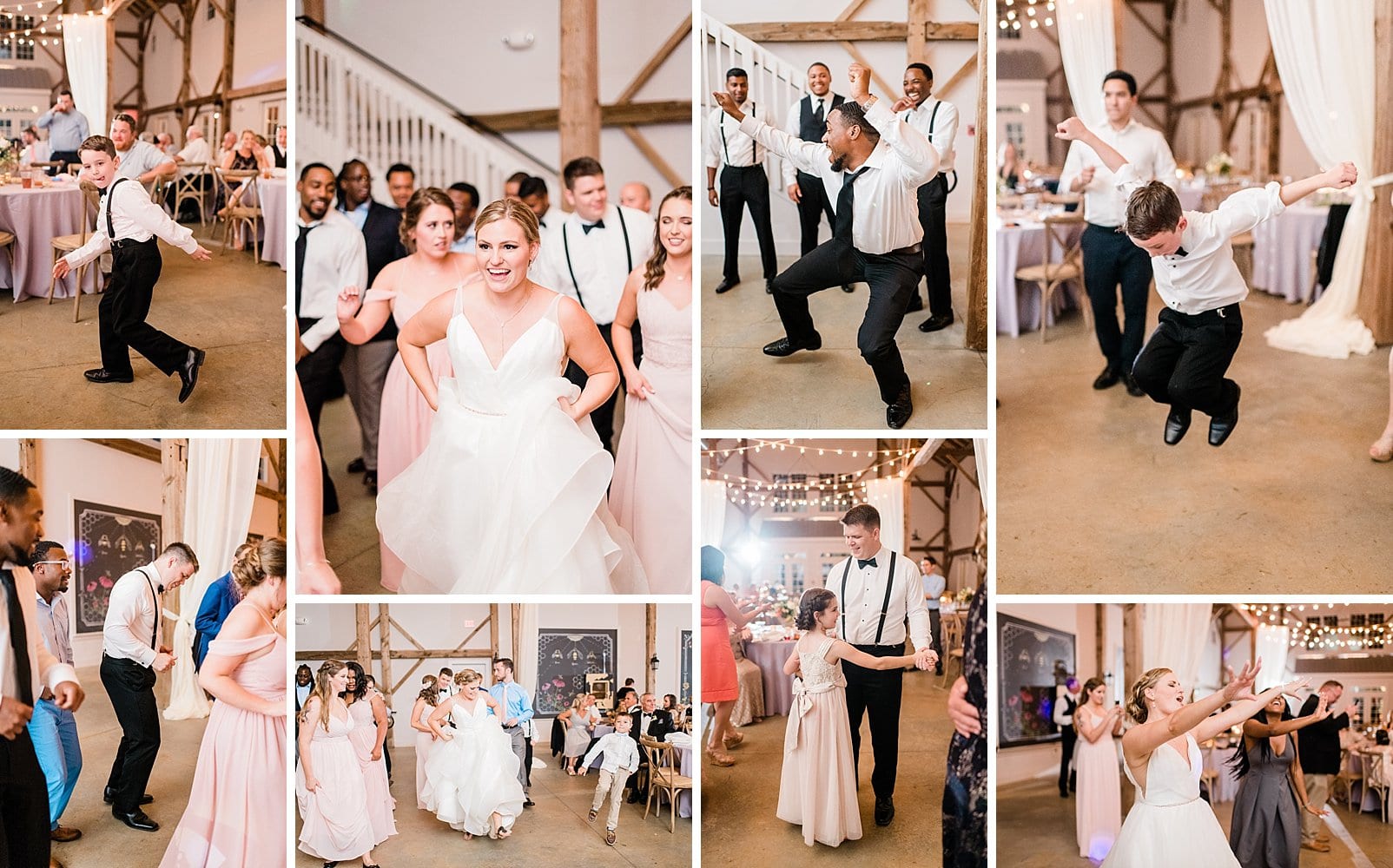 barn at chapel hill wedding reception dancing photo