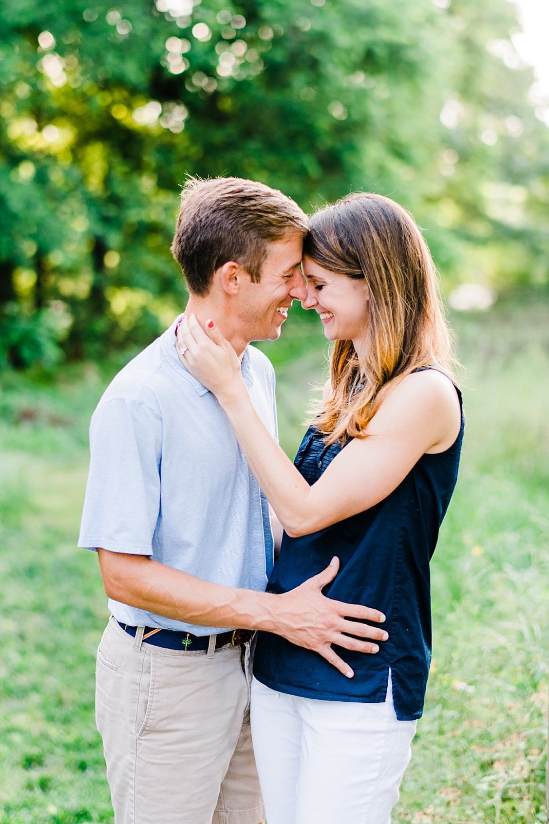 private estate engagement session photo