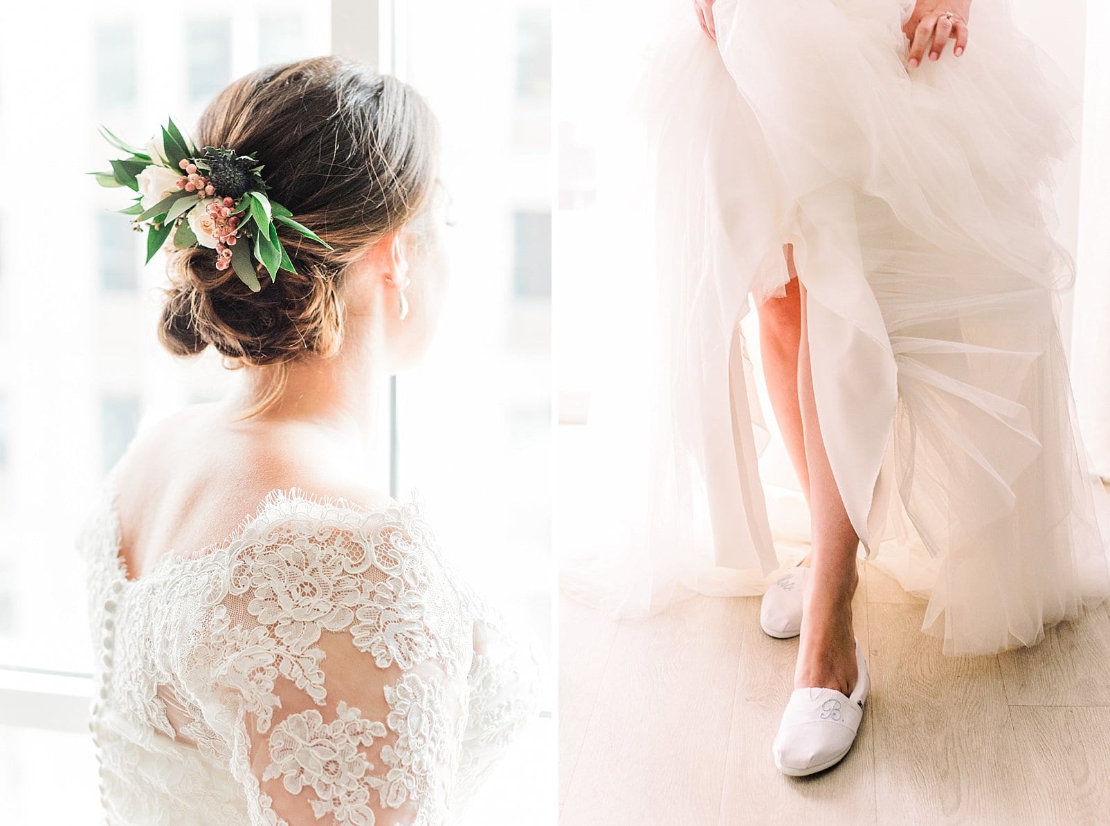 toms wedding shoes on raleigh bride photo