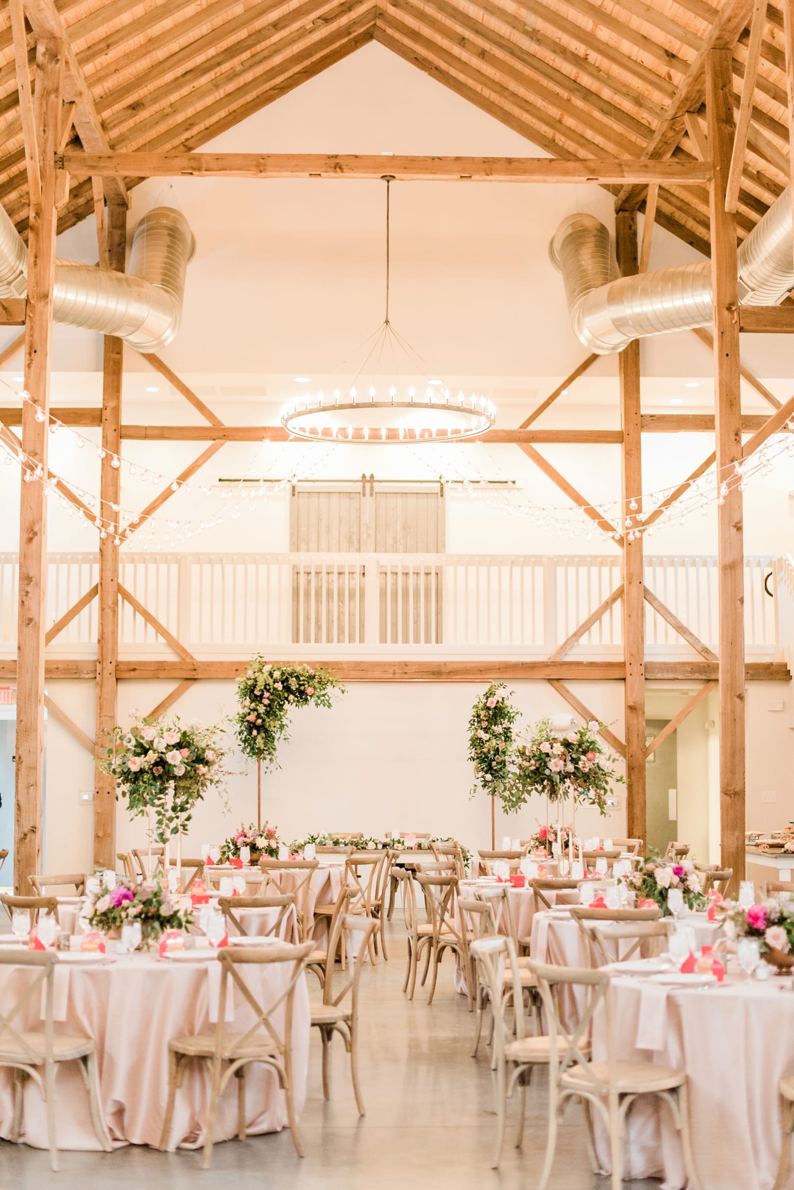 Barn of Chapel Hill farmhouse style reception seating photo