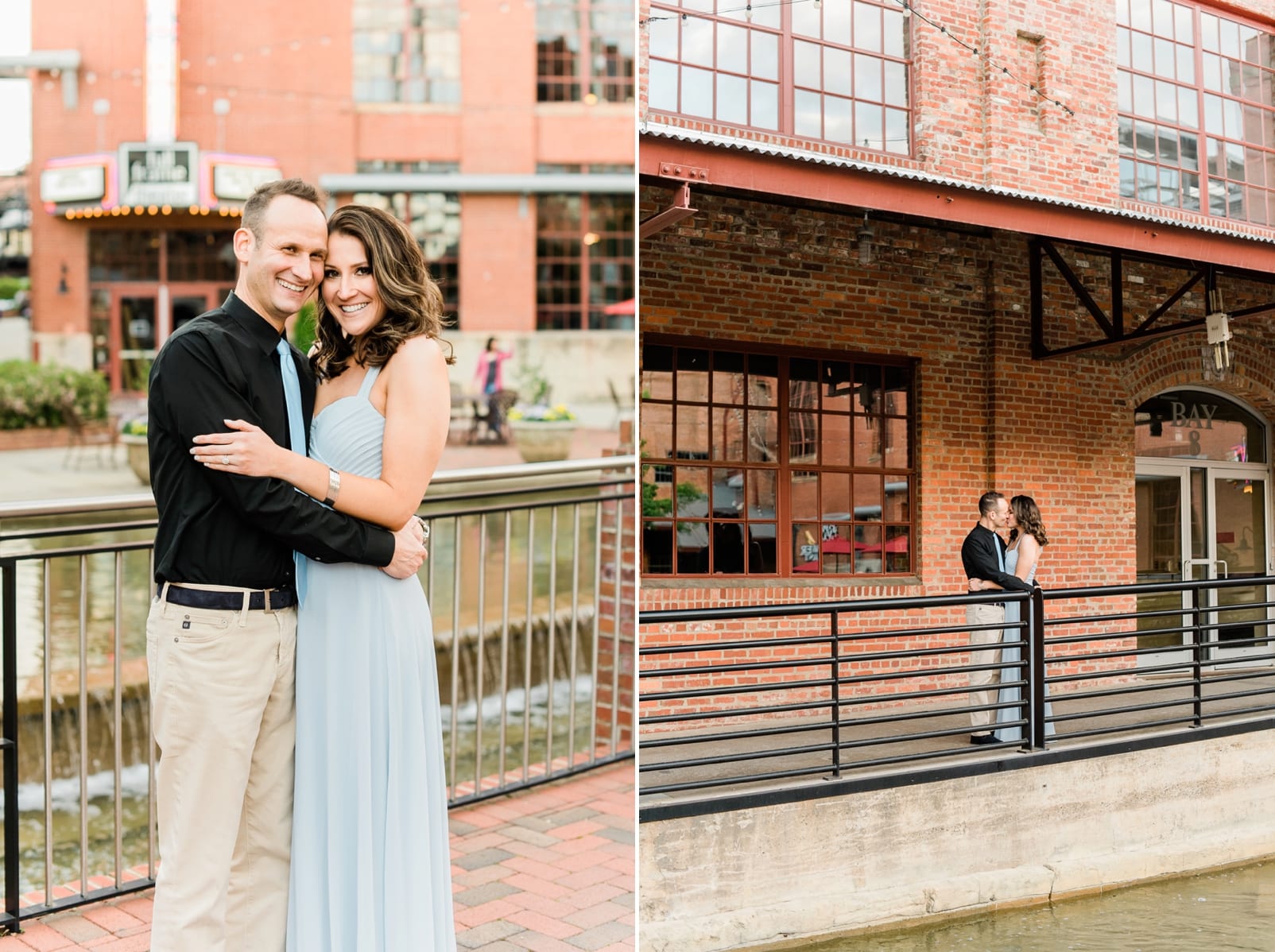 Durham engagement session on the old tobacco campus photo