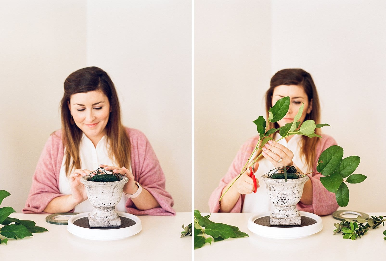 McAlister Leftwich floral arrangement tutorial photo