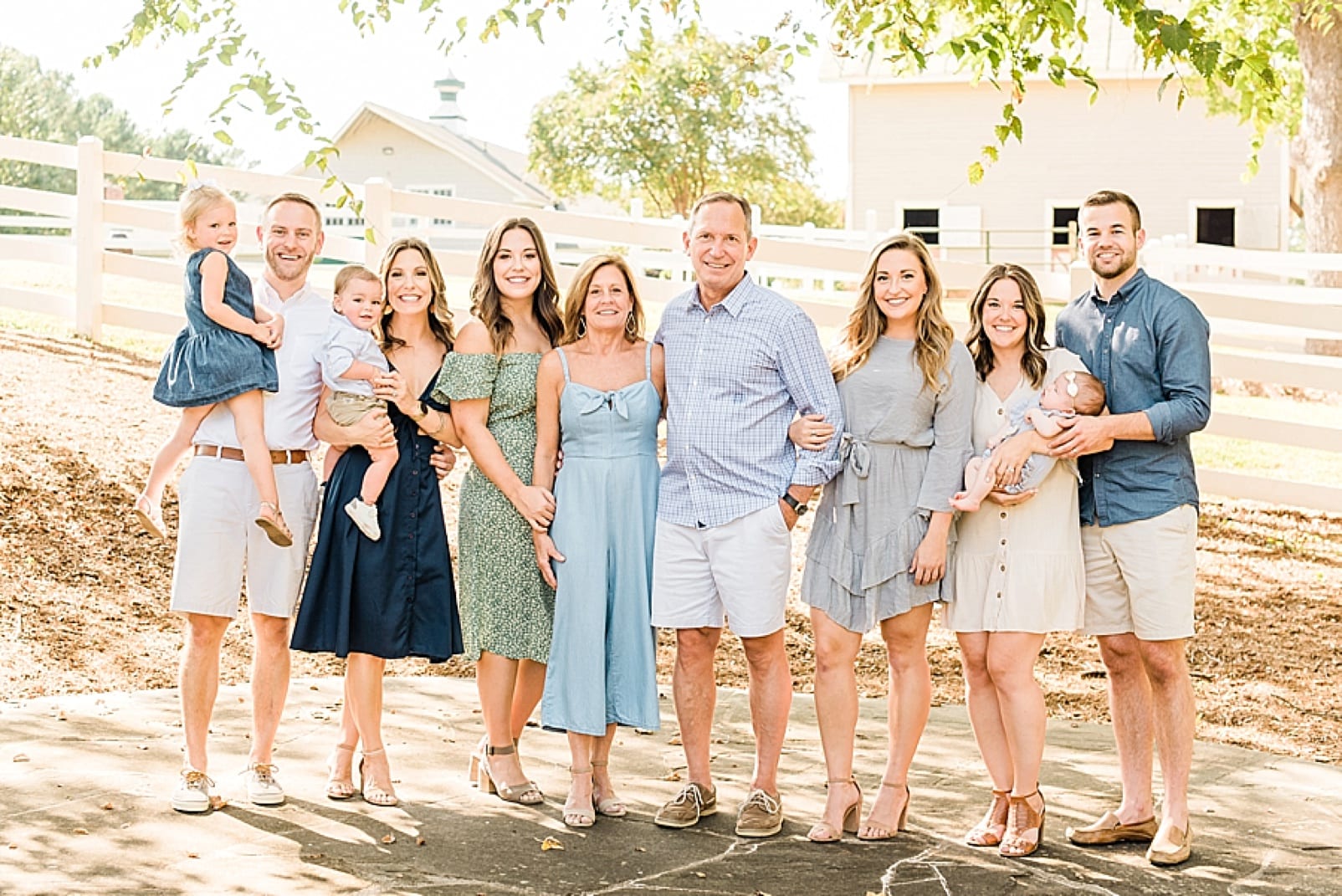 Wakefield Barn extended family session photo
