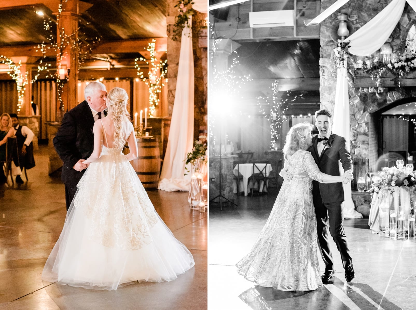 Angus barn father daughter and mother son dance photo