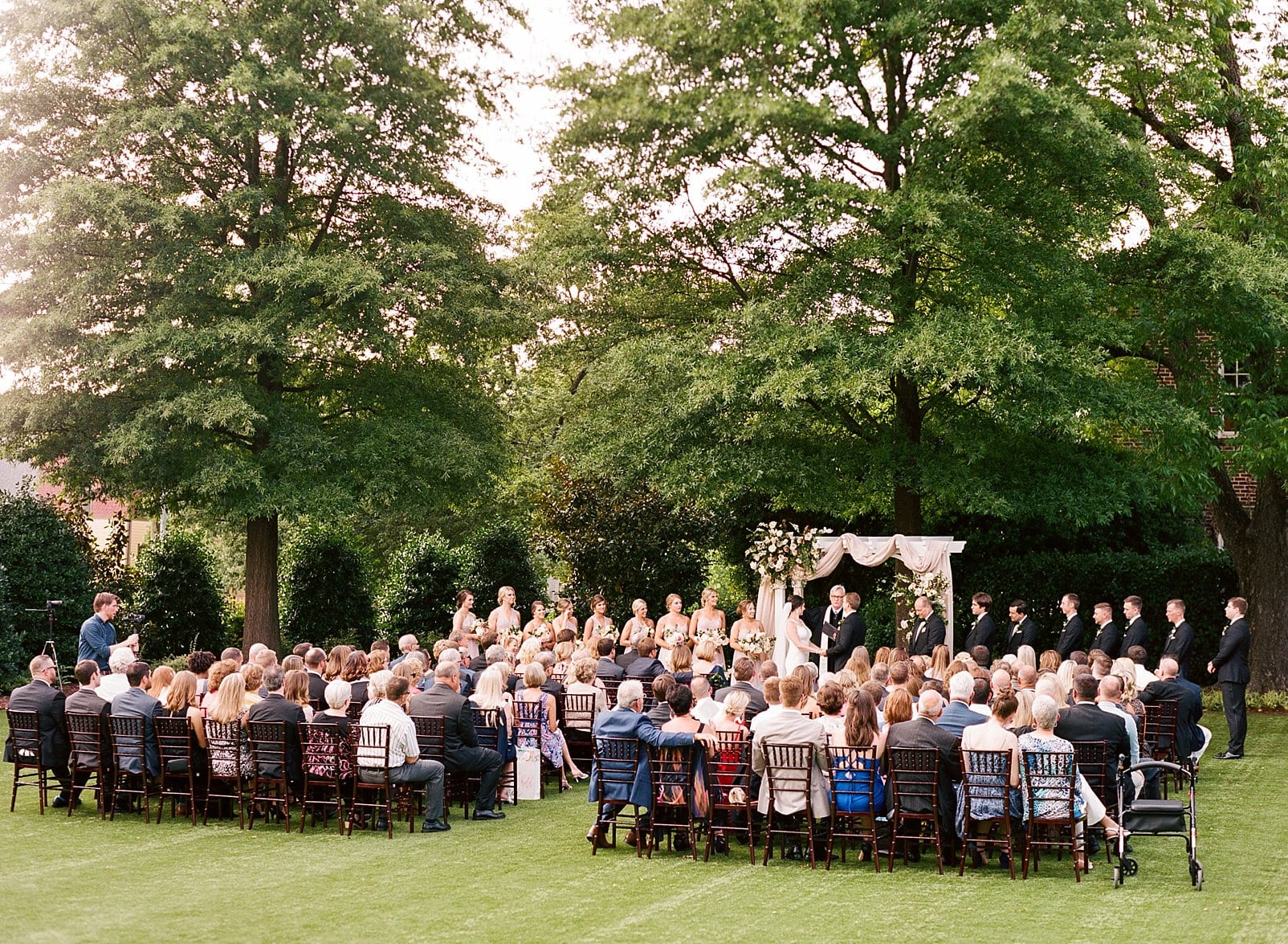 Merrimon Wynne outdoor wedding ceremony photo