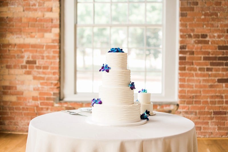 This morning wedding at The Cotton Room in Durham, NC was stunning. Natural light with blues & purples everywhere. 