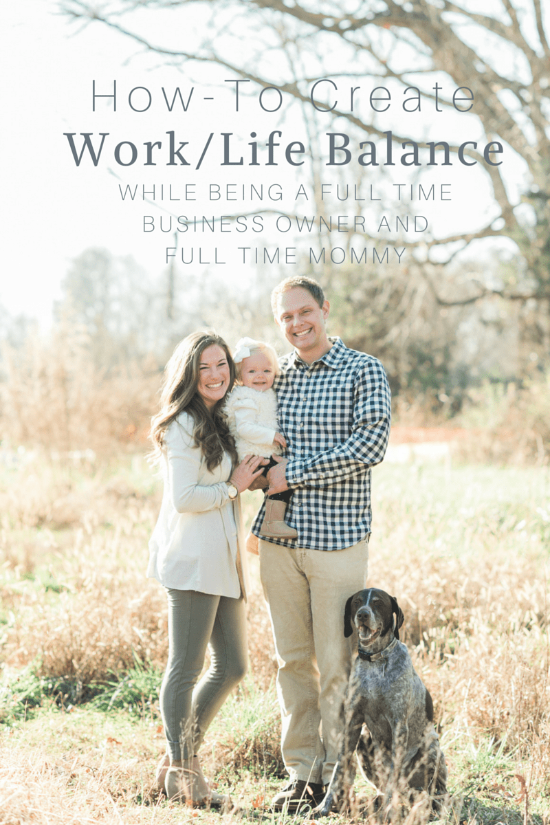 how to create work life balance as a mom and business owner photo