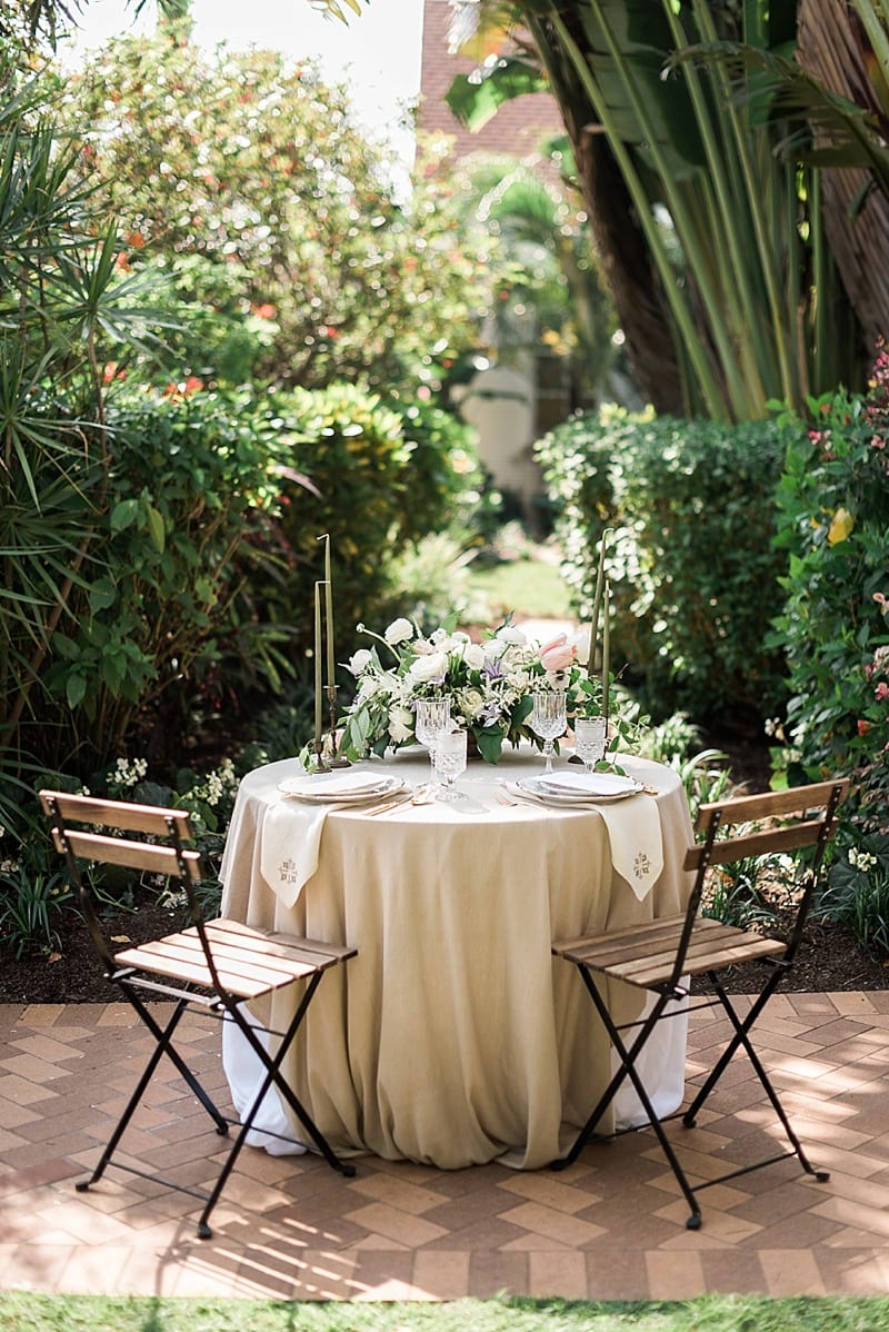boca grande fl wedding sweetheart table inspiration photo
