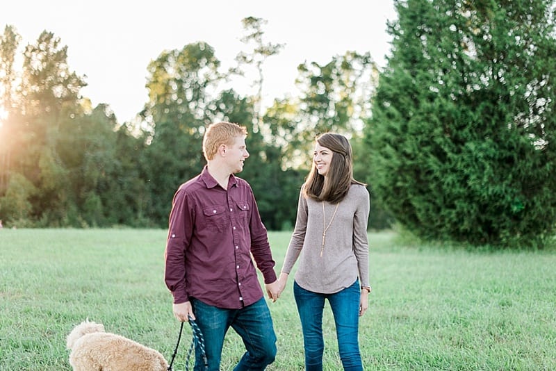 raleigh couples portraits with dog photo