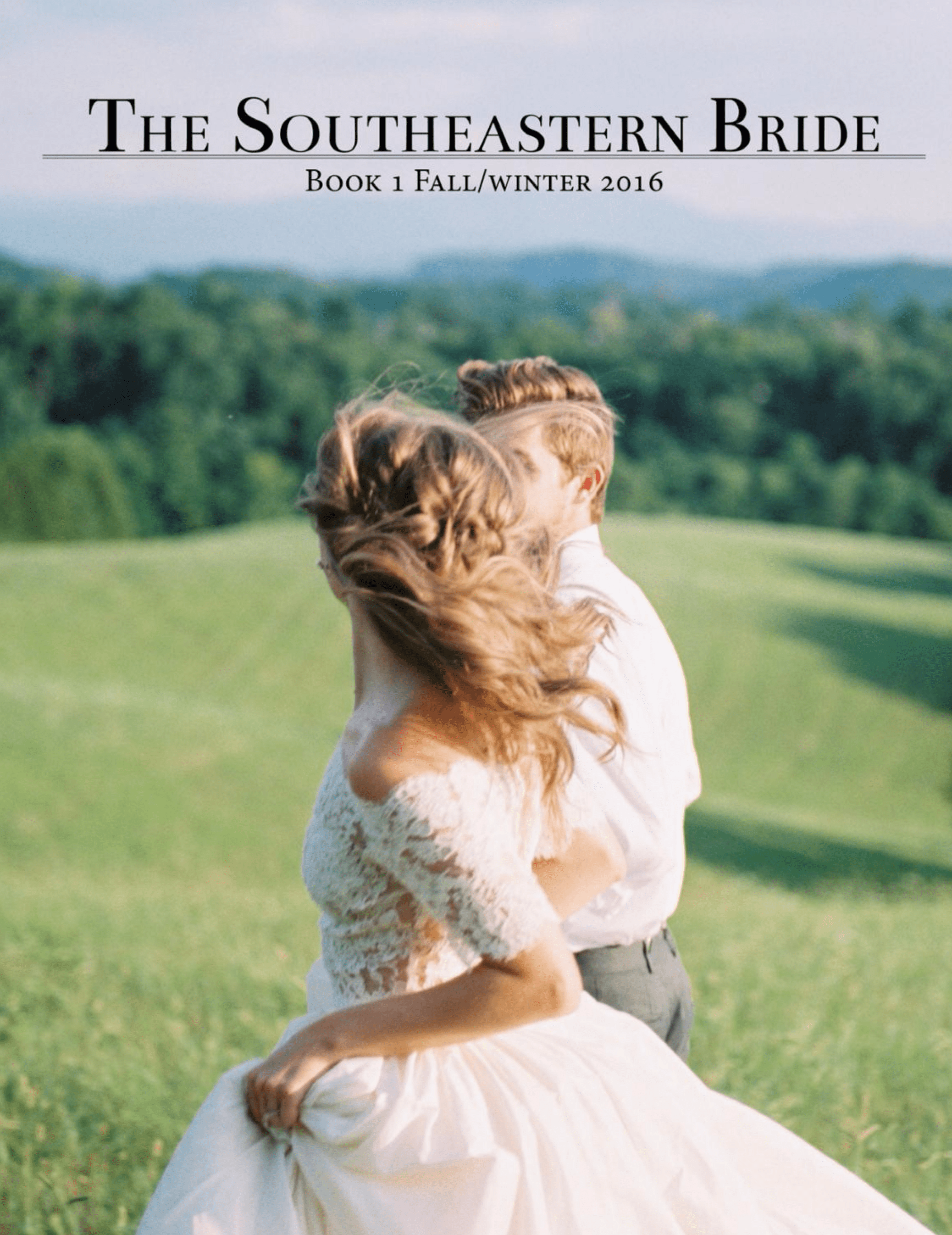 the southeastern bride magazine cover photo