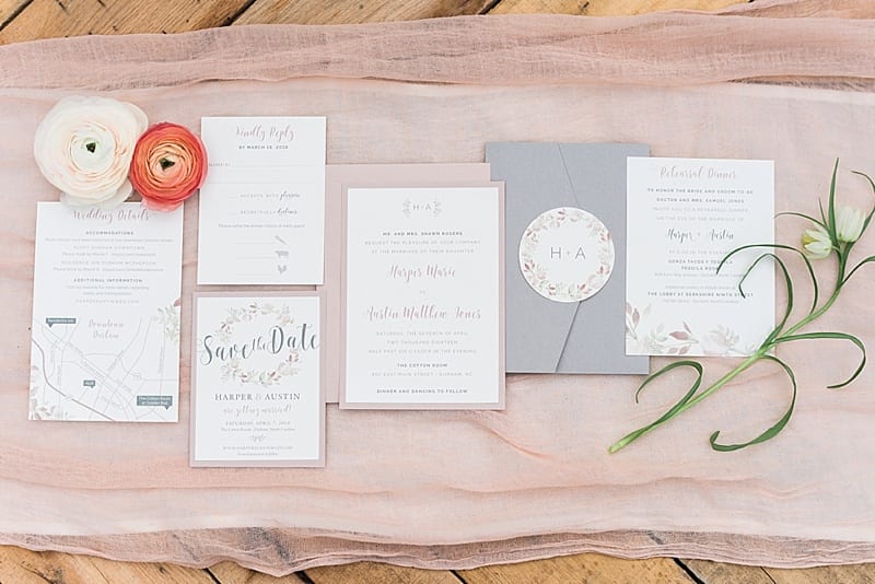 indigo envelope wedding stationery suite photo