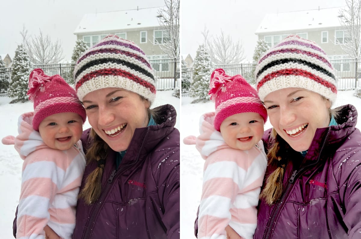 how to take snow photos with an iphone tutorial 