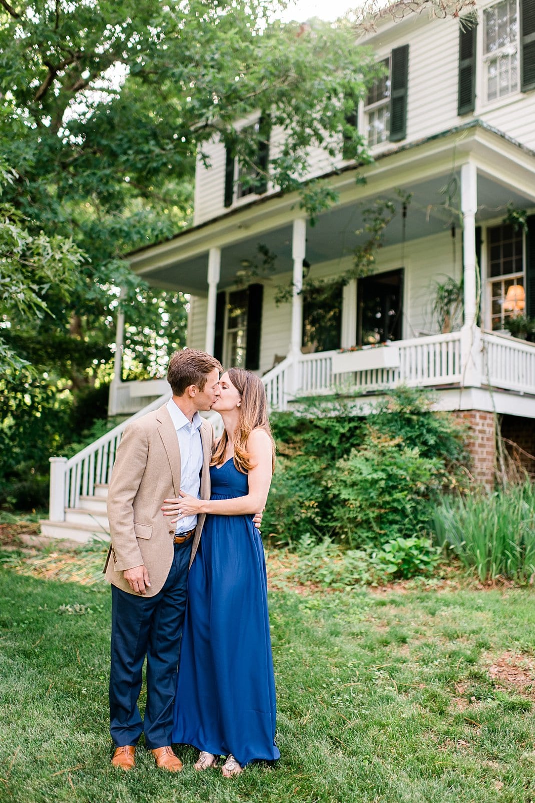 Southern Living Farm house engagement session photo
