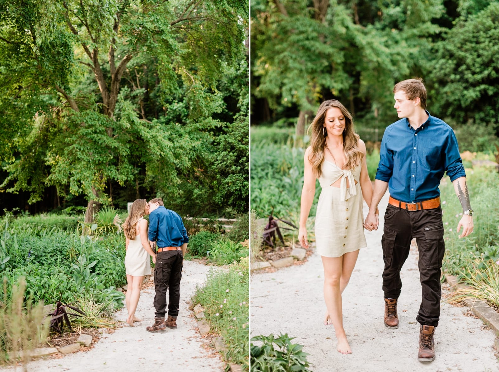 Raleigh engagement session photo