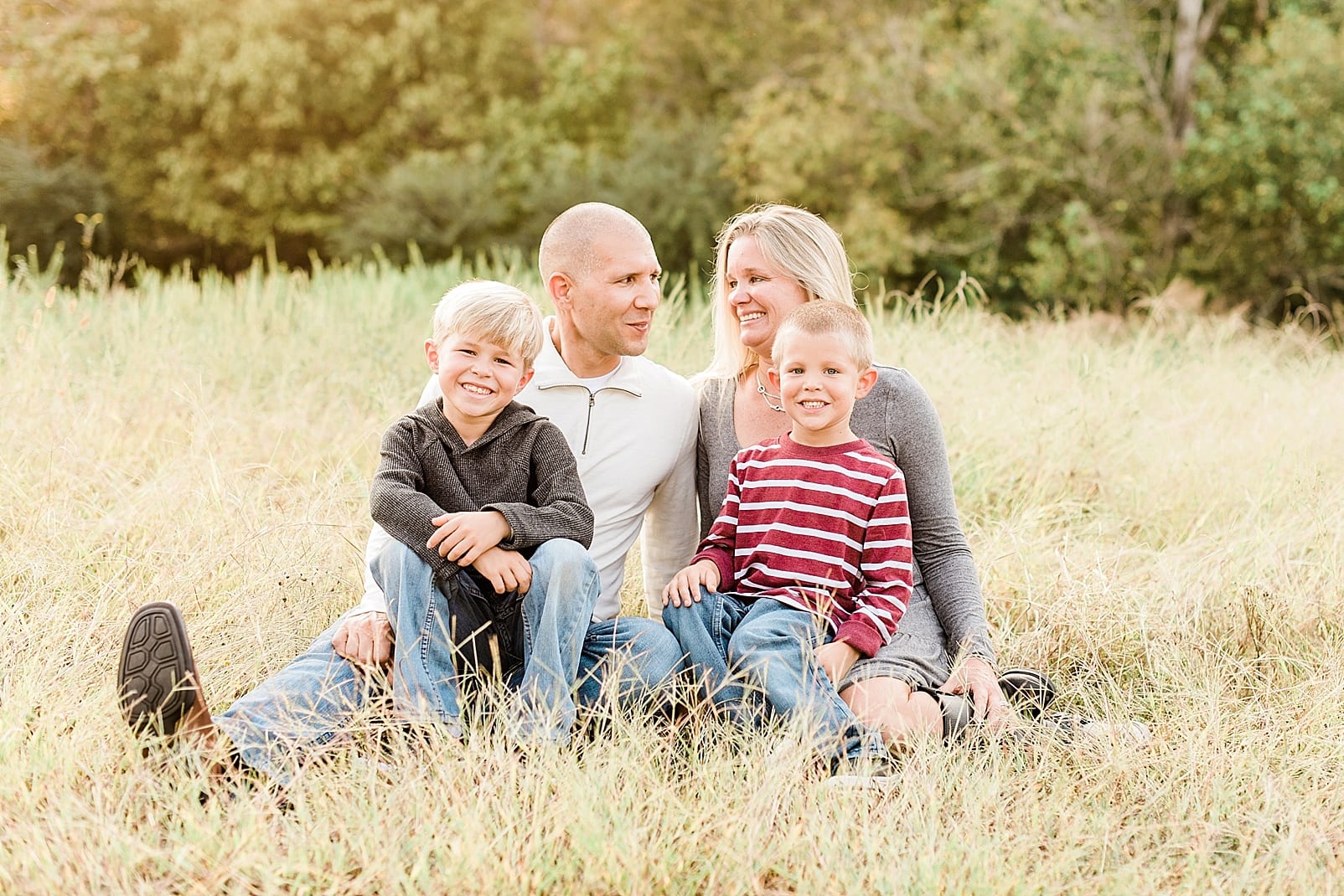 Family mini session in wake forest photo