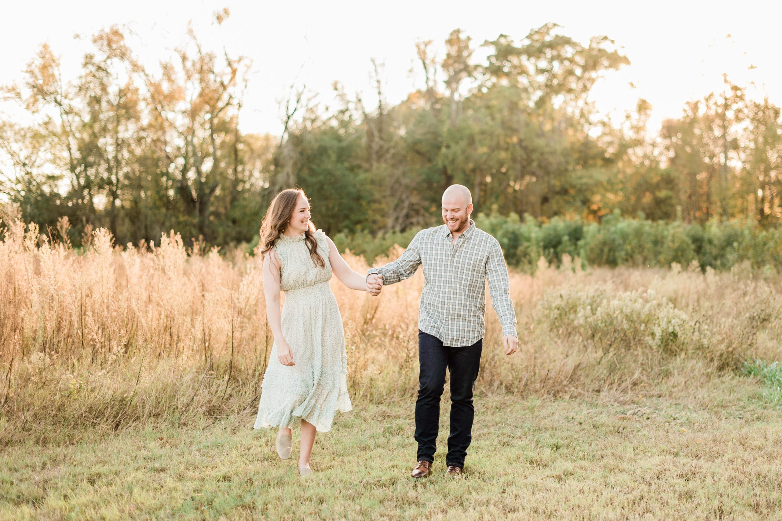 wake forest engagement session