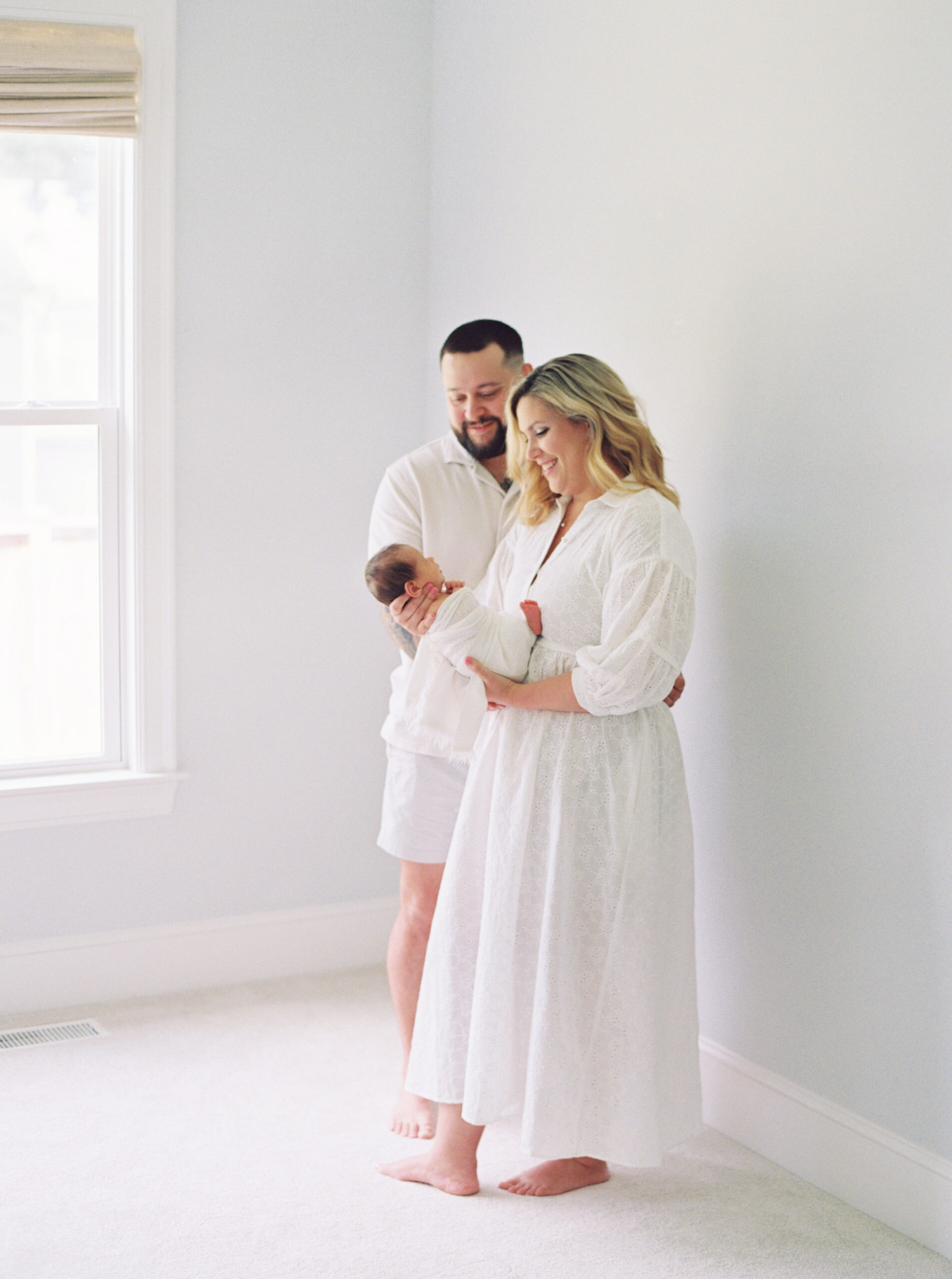 Luxury Raleigh newborn photography by A.J. Dunlap.